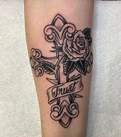 Image result for Celtic Cross with Rose Tattoo