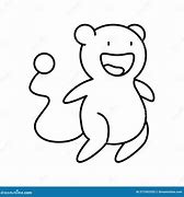 Image result for Cute Monster Line Drawing