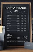 Image result for Coffee Menu Prices