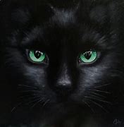 Image result for Green Eyed Black Cat