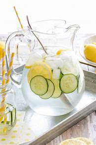 Image result for Lemon Lime Cucumber Water