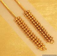 Image result for Gold Ear Chain Design