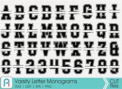 Image result for Jersey Letters SVG