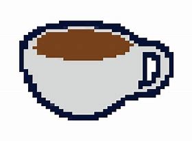 Image result for Coffe Cup Pixel Art