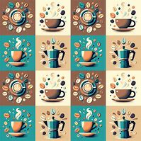 Image result for Retro Coffee Wallpaper Art