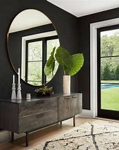 Image result for Carved Black Wall Mirror