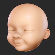 Image result for Baby Head 3D Model