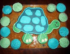 Image result for Turtle Cupcake Cake