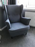 Image result for Grey Wingback Chair