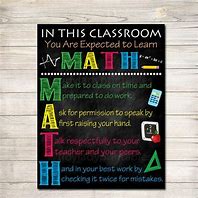 Image result for math classroom posters