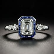 Image result for Art Deco Sapphire Engagement Rings