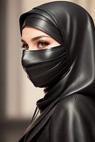 Image result for Leather Hijab