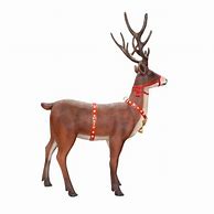 Image result for Life-Size Reindeer Statue Outdoors