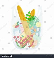 Image result for Grocery Bag Cartoon Plastic