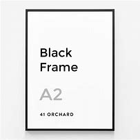 Image result for A3 Black Frame