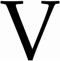 Image result for Capital V Black