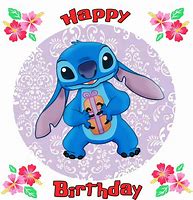 Image result for Happy Birthday Stitch Stickers