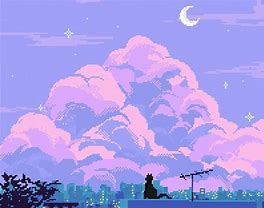 Image result for Pixel Art Moon Background