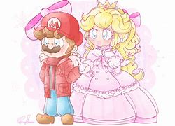 Image result for Mario and Peach Love