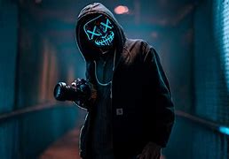 Image result for Neon Mask Wallpaper 4K