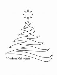 Image result for Xmas Tree Stencil