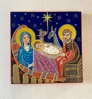 Image result for Coptic Nativity Icon