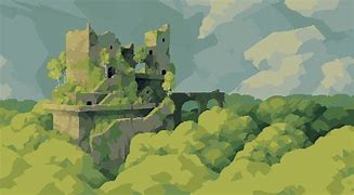 Image result for Overgrown Ruins Art