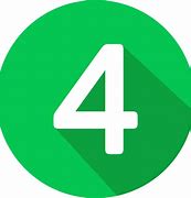 Image result for Number 4 Sticker