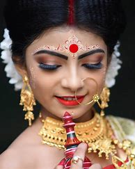 Image result for Bengali Bride Kolka Designs Traditional