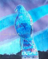 Image result for Hawk Bird Blue Art