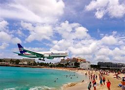 Image result for St. Martin Airport Beach