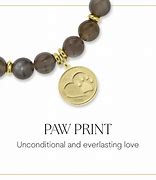 Image result for Gold Paw Print Charm Bracelet