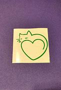 Image result for Cat Heart Decal