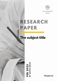 Image result for Research Paper Cover Page Template