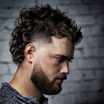 Image result for Long Hair Fade Mullet