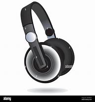 Image result for Black and White Headphones Picture Animated Square