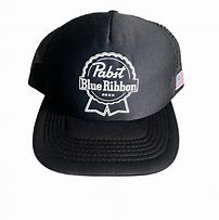 Image result for Pabst Blue Ribbon Hat