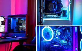 Image result for Glass Computer Desk Case