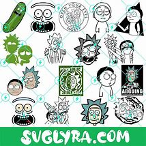 Image result for Rick and Morty Characters SVG