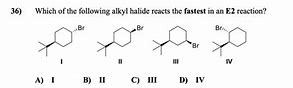 Image result for Alkyl Halide E2 Reaction