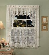 Image result for Lace Curtains for Kitchen Window