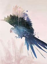 Image result for Blue Parrot Painting