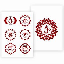 Image result for Chakra Symbols Stencil