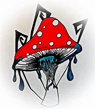 Image result for Trippy Mushroom Weed Drawings