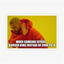 Image result for Chick-fil a Side Chick Meme