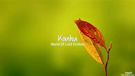 Image result for Kanhu Name Wallpaper