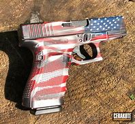 Image result for 9Mm Glock 19X USA Flag