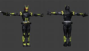 Image result for 3D Model Kamen Rider Zero 1