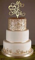 Image result for Gold Cake Topper Decoration