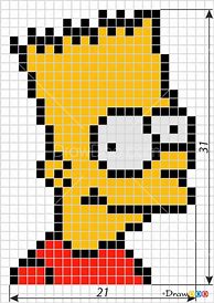 Image result for The Simpsons Pixel Art